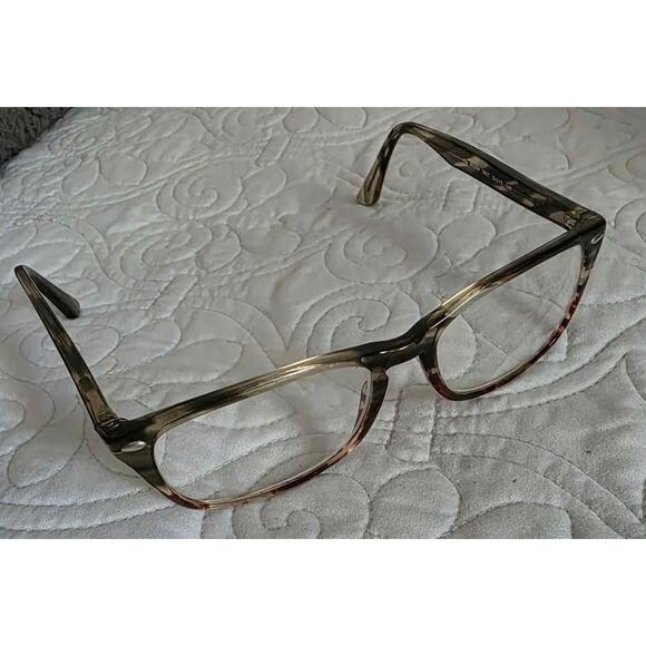 Ray Ban Eyeglasses Frame RB5228M-5837 Women's Brown Marble Full Rim 54-17-145 - Picture 2 of 8